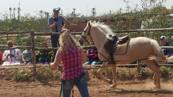 Anna Twinney in Morocco