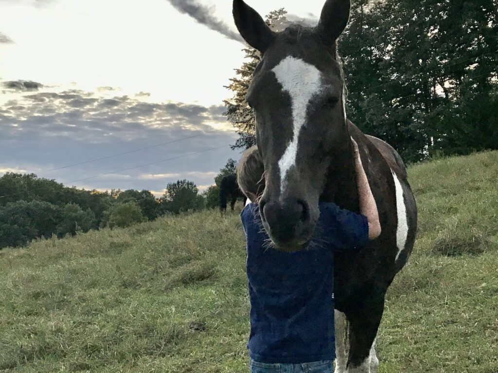 Joseph and Dahlia Hug
