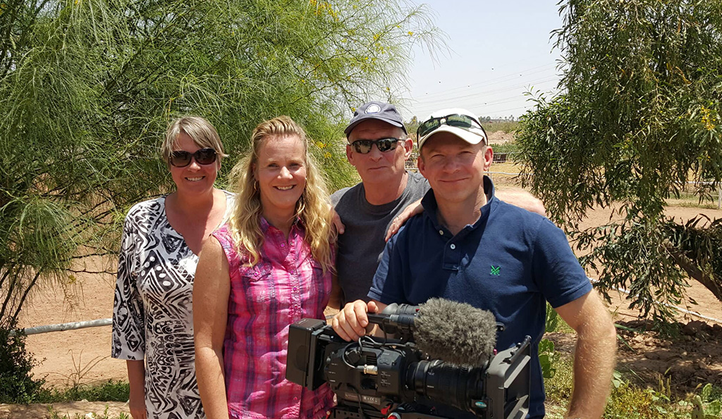 Filming with the FEI in Marrakesh, Morocco encouraging the love of horses