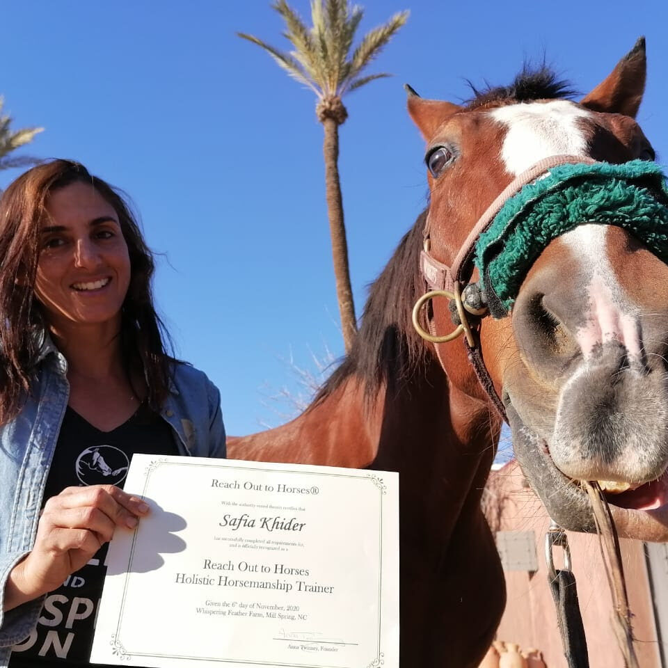 Safia Khider - As a Certified ROTH Trainer She Brings Gentle Horse Partnership to Morocco